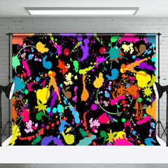 Aperturee - Abstract Graffiti Colorful Splash Party Backdrop