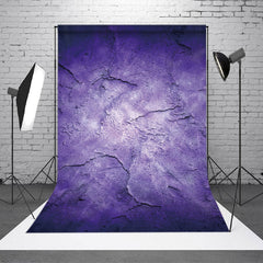 Aperturee - Abstract Purple Cement Wall Texture Photo Backdrop