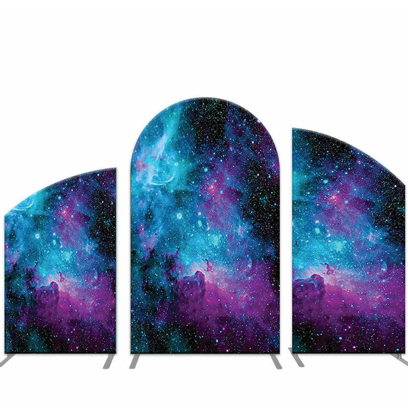 Aperturee Abstract Starry Sky Texture Arch Backdrop Kit For Party