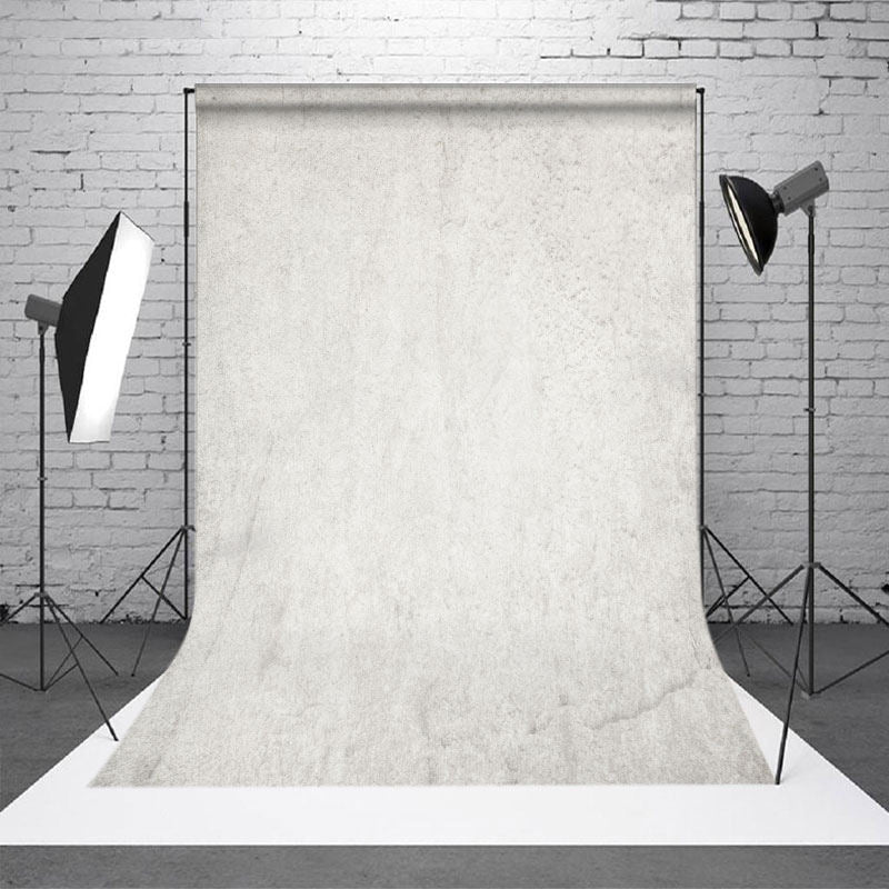 Aperturee - Abstract White Stucco Wall Portrait Photo Backdrop