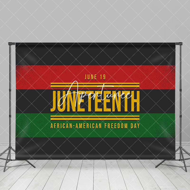 Aperturee - African American June 19 1865 Juneteenth Backdrop