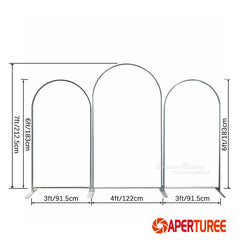 Aperturee - African Wild Animals Arch Backdrop Kit For Birthday