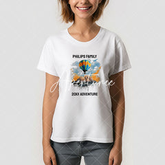 Aperturee - Air Balloon Custom Family Adventure Trip T-Shirt