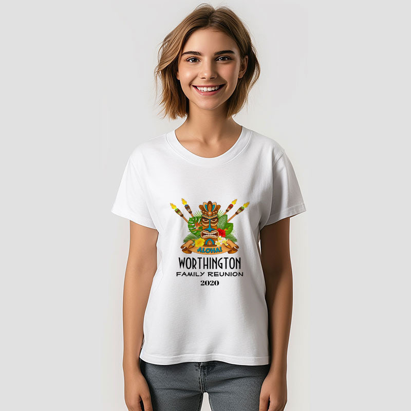 Aperturee - Aloha Summer Family Reunion Custom T-Shirt