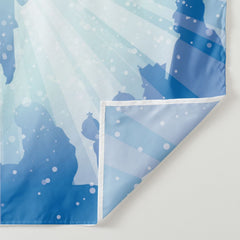 Aperturee - Angel Divine Light Sky Blue Christmas Backdrop