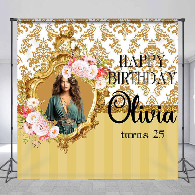 Aperturee - Antique Victorian Custom Photo Birthday Backdrop