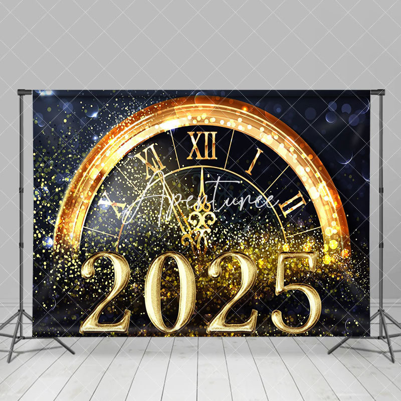 Aperturee - Aperturee 2025 Happy New Year Countdown Wine Glass Backdrop