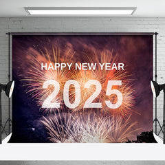 Aperturee - Aperturee 2025 New Year Display To Happy Celebrations Party Backdrop