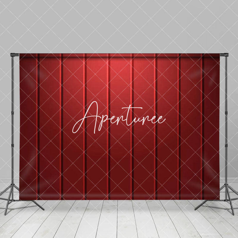 Aperturee - Aperturee Abstract Dark Red Wood Pattern Photography Backdrop