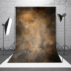 Aperturee - Aperturee Abstract Deep Brown Gray Fuzzy Texture Spot Backdrop