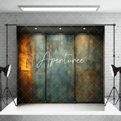 Aperturee - Aperturee Abstract Green Gold Textured Marble Room Set Backdrop