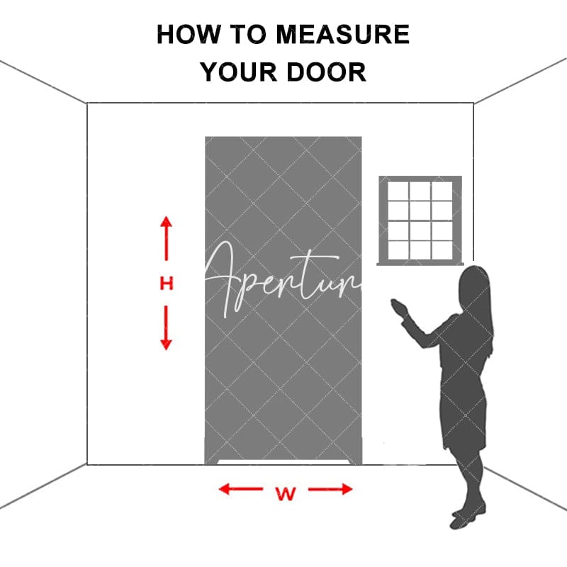 Aperturee - Aperturee Ancient Stained Glass Pattern Birthday Door Cover