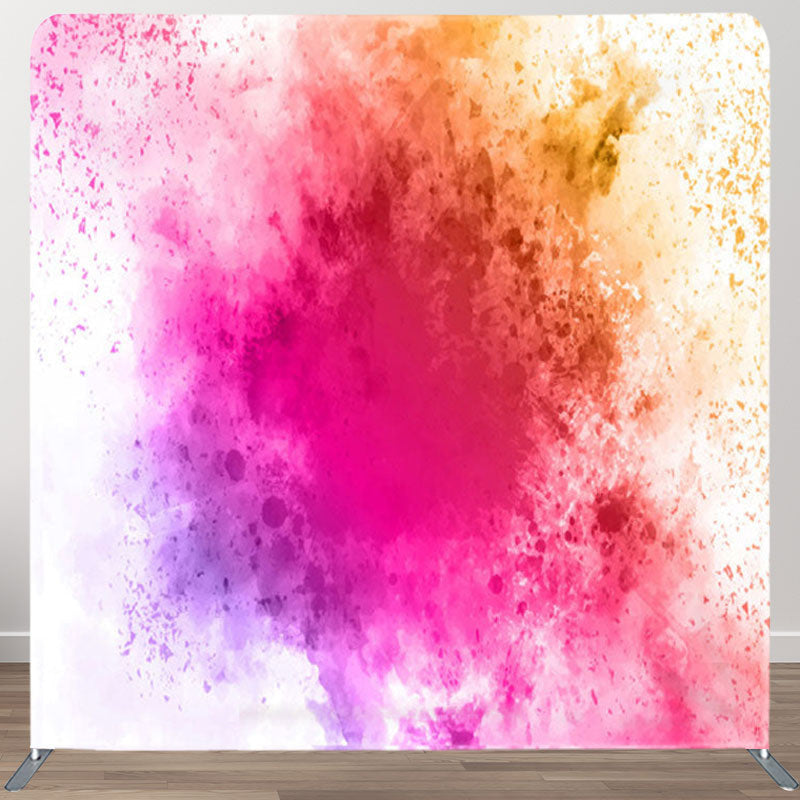 Aperturee - Aperturee Art Rainbow Color Rendering Backdrop Cover For Party