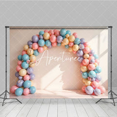 Aperturee - Aperturee Balloon Arch Chiara Lights Wall Photography Backdrop