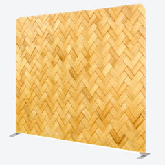 Aperturee - Aperturee Bamboo Weaving Style Fabric Backdrop For Decoration