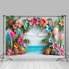 Aperturee - Aperturee Beach Hawaii Summer Photography Backdrop For Studio