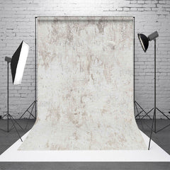 Aperturee - Aperturee Beige White Abstract Textured Wall Photo Backdrop