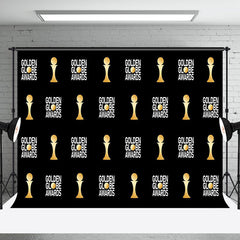 Aperturee - Aperturee Black Gold Repeated Golden Globe Awards Backdrop