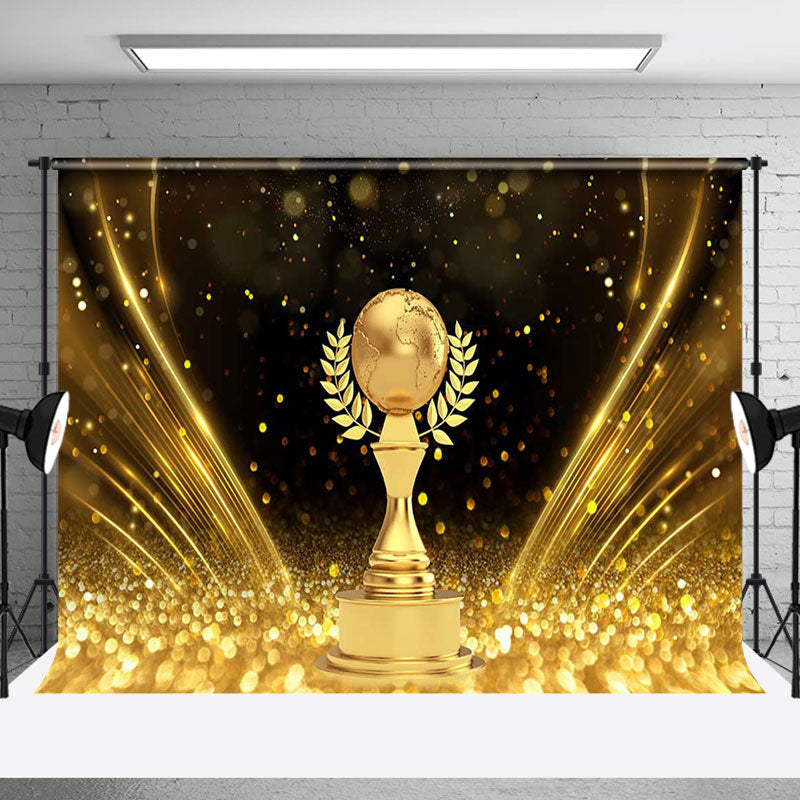 Aperturee - Aperturee Black Golden Globe Awards Glitter Party Backdrop