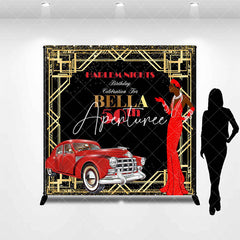 Aperturee - Aperturee Black Harlem Nights Custom 50th Birthday Backdrop