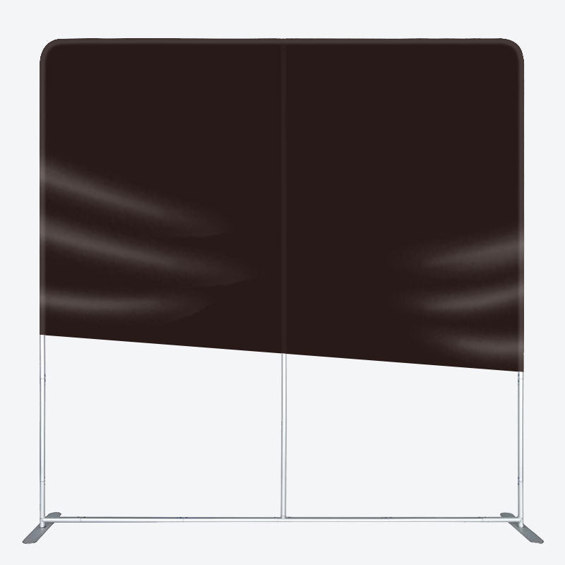 Aperturee - Aperturee Black Solid Black Photo Booth Backdrop Cover For Decor