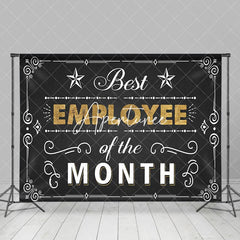 Aperturee - Aperturee Black White Best Employee Of The Month Backdrop