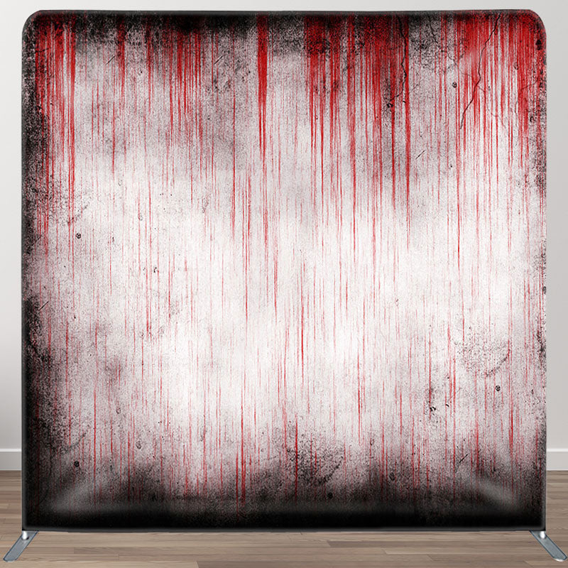 Aperturee - Aperturee Bleeding Wall Fabric Backdrop Cover for Halloween