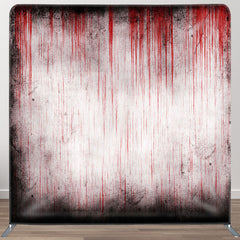 Aperturee - Aperturee Bleeding Wall Fabric Backdrop Cover for Halloween