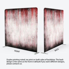 Aperturee - Aperturee Bleeding Wall Fabric Backdrop Cover for Halloween