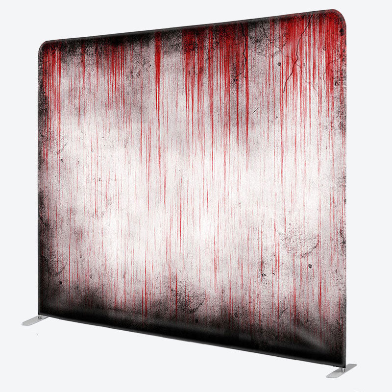 Aperturee - Aperturee Bleeding Wall Fabric Backdrop Cover for Halloween