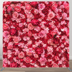 Aperturee - Aperturee Bloom Romantic Rose Valentines Day Square Backdrop