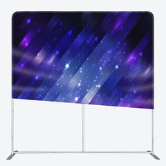 Aperturee - Aperturee Blue Purple Gradient Dashing Style Backdrop For Decor