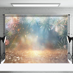 Aperturee - Aperturee Blurry Night Sparks Flicker Happy New Year Backdrop