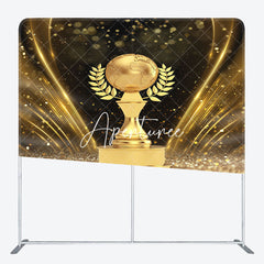 Aperturee - Aperturee Bokeh Black Golden Globe Award Pillow Case Backdrop