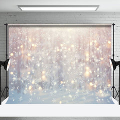 Aperturee - Aperturee Bokeh Light Winter Whitte Snowy Christmas Backdrop