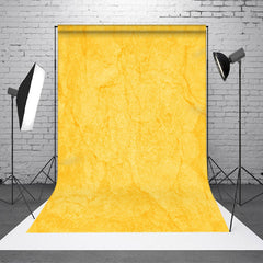 Aperturee - Aperturee Bright Yellow Marble Pattern Photography Backdrop