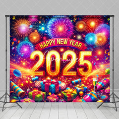 Aperturee - Aperturee Celebrate 2025 Happy New Year Colorful Photo Backdrop