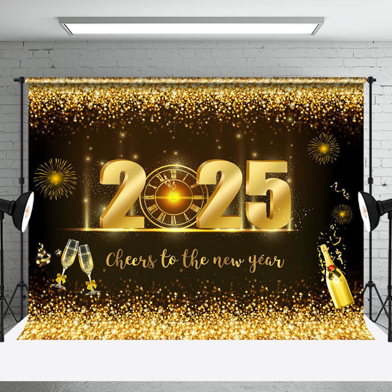 Aperturee - Aperturee Celebratory 2025 New Years Eve Happy Holiday Backdrop