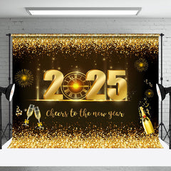 Aperturee - Aperturee Celebratory 2025 New Years Eve Happy Holiday Backdrop