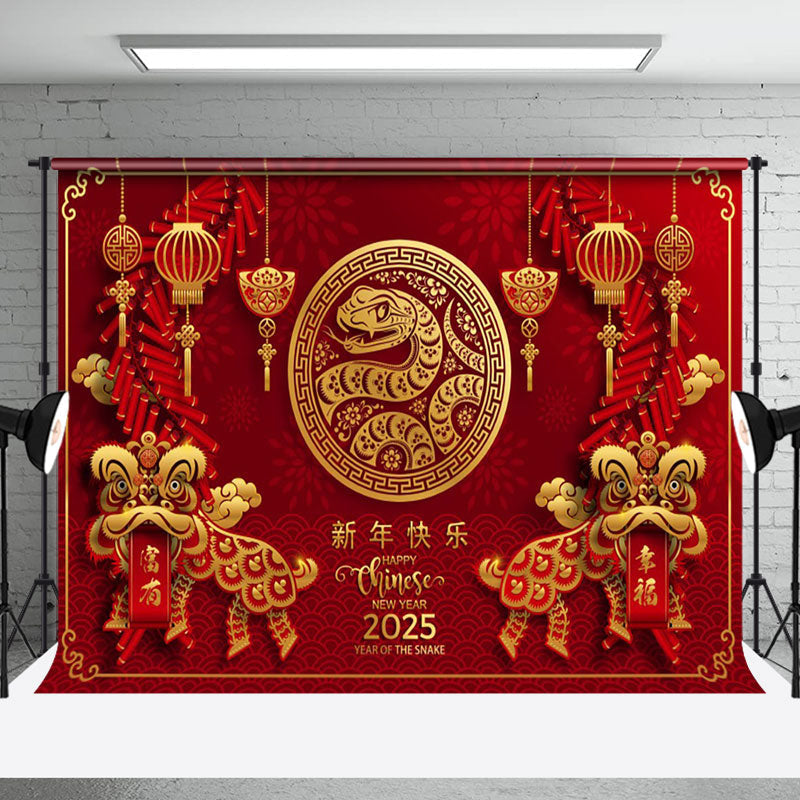 Aperturee - Aperturee Celebratory Snake Year 2025 Chinese New Year Backdrop