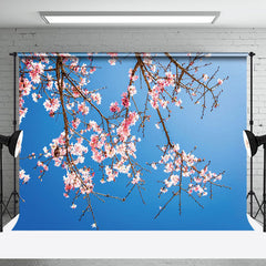 Aperturee - Aperturee Cherry Blossom Tree Sky Intricate Branches Backdrop