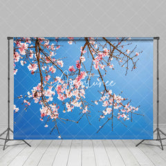 Aperturee - Aperturee Cherry Blossom Tree Sky Intricate Branches Backdrop