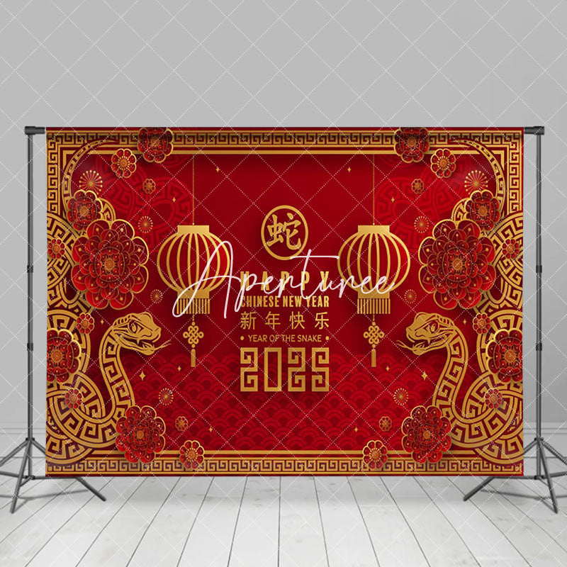 Aperturee - Aperturee Chinese New Year Year Of The Snake Holiday Backdrop