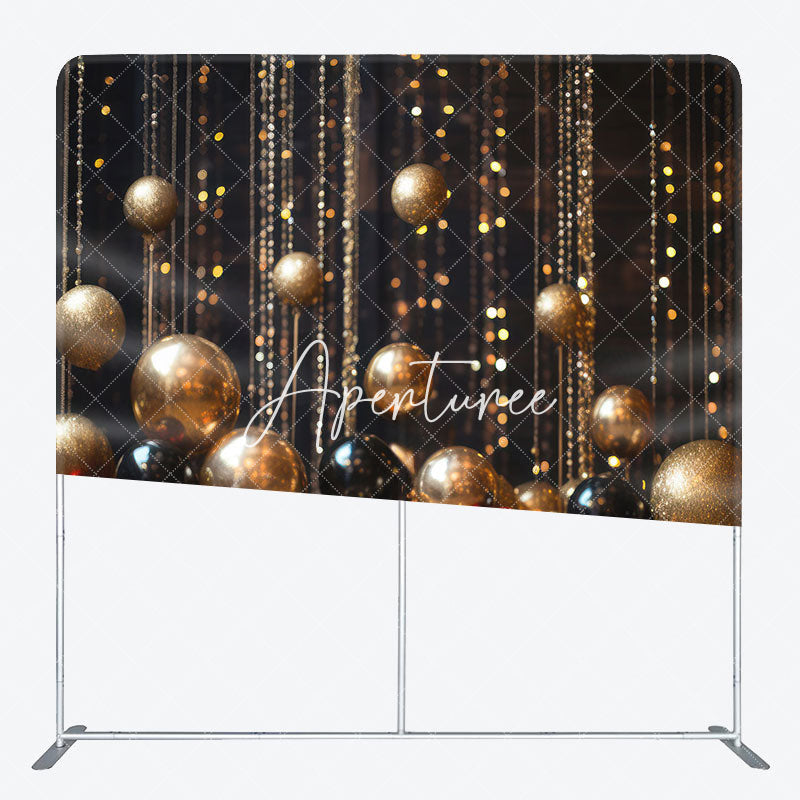 Aperturee - Aperturee Christmas Bauble Fabric Event Photo Booth Backdrop