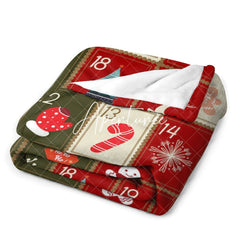 Aperturee - Aperturee Christmas Game Card Red Green Cute Custom Blanket