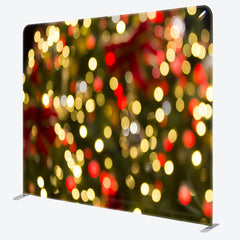 Aperturee - Aperturee Christmas Light Bokeh Square Arch Fabric Backdrop