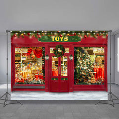 Aperturee - Aperturee Christmas Street Toys Sweet Store Winter Room Set