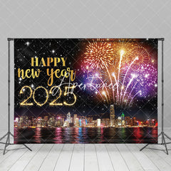 Aperturee - Aperturee City Night Scene 2025 New Year Party Backdrop