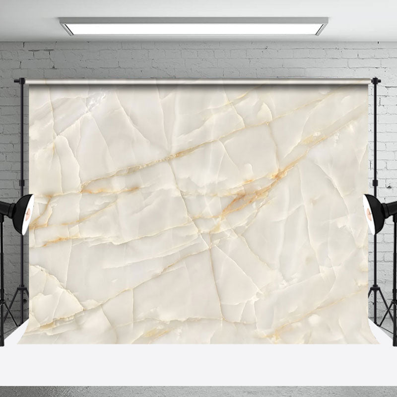 Aperturee - Aperturee Classic Marble Beige Abstract Photo Backdrop