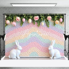 Aperturee - Aperturee Color Jordan Almonds Wall Floral Easter Backdrop